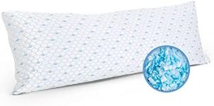 ESHINE Full Body Pillows for Adults - Full Body Pillow for Sleeping/Gel Infused Cooling Pillows/Shredded Memory Foam Pillows, Oeko-TEX/CertiPUR-US Certified, 20x54 Long Pillows…