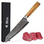 Wakoli Damascus Chef knife blade 8-