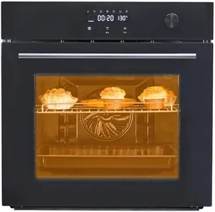 24 Inch Electric Single Wall Oven, 2.5 Cu.ft Built-in Convection System with 8 Cooking Functions in Stainless Steel, Touch Control
