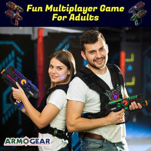 ArmoGear Laser Tag Set – 4-Pack Multiplayer Game for Kids & Adults