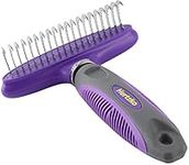 Hertzko Long Rounded Blade Undercoat Dematting Comb for Cats and Dogs