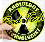 CafePress Radiology Technologist Square Sticker Square Bumper Sticker Car Decal