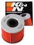 K&N Powersports Oil Filter - Cartridge 72x63mm compatible with Suzuki (KN-133), Black