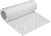 True-Ally 15"x50Meter Honeycomb Packing White Paper Wrap - Paper Bubble Wrap for Moving/Shipping/Packing 38CM x 164Feet Roll with 20 Fragile Stickers - Expandable upto 75M (White - 15"x50M)