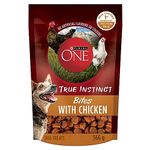 Purina ONE True Instinct Bites with Chicken, Natural Dog Treats - 566 g