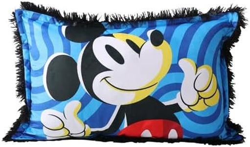 Licensed Funky Fur Pillows, Mickey Mouse