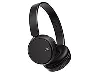 JVC Deep Bass Wireless Headphones, Bluetooth 5.2, Built-in EQ (Bass/Clear/Normal), Multi-Point Connection, Voice Assistant Compatible, 35 Hour Battery Life - HAS36WB (Black)