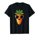 Funny Vegetable Face with Sunglasses for Carrots Lovers T-Shirt