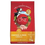 Purina ONE Dry Dog Food, Chicken & Rice - 7 kg Bag