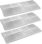 Folocy BBQ Gas Grill Replacement Parts, Stainless Steel Grill Heat Plates Burner Cover Heat Shield Repair Kit for Charbroil 4632210, Grand Hall Y0202XCLP17, Bakers & Chefs, 17 1/16” x 7 5/8", 3-Pack