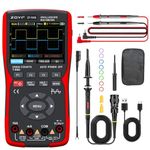 ZNZHNSI 703S 3-in-1 Handheld Oscilloscope Multimeter DDS Generator, Dual Channel 50MHZ Bandwidth, 280MSa/s High Sampling Professional Oscilloscope, 25000 Count Digital Multimeter, Ampere-Ohm Voltmeter