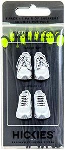 HICKIES Tie-Free Laces (1.0) - Black/Yellow