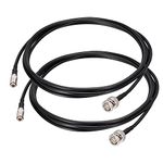 Superbat SDI Cable 2.3m DIN 1.0/2.3 Male to BNC Male Belden 1855A Cable 75ohm 3G/6G/12G HD-SDI Low Loss Video Cable 2Pcs for Video Camera Monitor Video Assist 4K Transmission HyperDeck Camera etc.