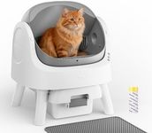 Self Cleaning Cat Litter Box, Automatic Cat Litter Box for Multiple Cats, Integrated Safety Protection with Open-Top Design