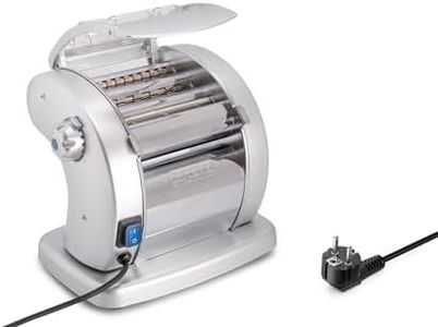 Imperia PastaPresto Gourmet. Machine à pâtes électrique fabriquè en Italie. Machine à pâtes fraîches et moteur électrique. Laminoir électrique feuille de pâtes, lasagnes, fettuccine (Argent)