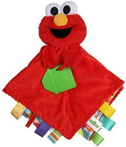 Bright Starts Sesame Street Snuggles with Elmo Baby's First Soothing Blanket, Ages 0-12 Months