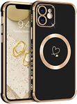 GUAGUA for iPhone 12 Case Magnetic,