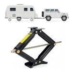 Cobra-Tek Scissor Jacks for RV Camper Trailer Stabilizer Leveling Trailer Jack Heavy Duty 5000 lbs Trailer Jack 30 inch Height (CBK-1024-PBK, 5000 LBS, Alloy Steel, 1, 24-inch, CBK-1024-PBK_FBM)