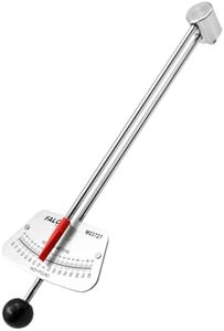 FALOSI 1/4-inch Drive Beam Torque Wrench - 0-80 Inch/Pounds and 0-9 Newton/Meter Torque Wrench - High Visibility Markings for Easy Readings