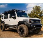 THE ADVENTURE GARAGE Expedition Roof Rack for Maruti Suzuki Jimny 2023 Onwards - Durable, Stylish, and Custom-Fit Roof Rack with Optional LED Light Bar for Off-Road Enthusiasts