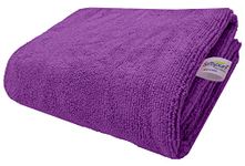 SOFTSPUN Microfiber Gym & Sports Towels for Men & Women 1pcs Purple 340 GSM 40X60cms Fast Drying Super Absorbent Lightweight & UltraCompact Sweat Towels for Working Out Camping Hiking Travel.