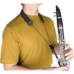 Protec Clarinet Neck Strap featuring Padded Neoprene, Black, Model NCS3