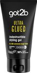 Schwarzkopf got2b Glued Ultra Styling Hair Gel, No White Residue, Edge Control, Vegan, Silicone Free, 150g