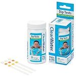 Clear water Hot Tub, Pool and Spa Test Strips x 50-3 in 1 - Measures Chlorine, PH and Total Alkalinit (Pack of 1 (50 Strips))