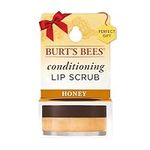 Burt's Bees Overnight Lip Sleeping Mask Stocking Stuffers, Exfoliating Scrub Restores, Hydrates & Smooths Dry Lips to Reduce Fine Lines, Honey Infused Exfoliator Formula, Conditioning Honey, 0.25 oz.