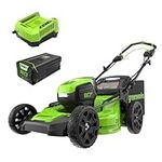 Greenworks 80V 21" Brushless Self-Propelled Lawn Mower, Battery and Charger Not Included