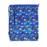 SMILY KIDDOS Kid's Hip-hop Panda Polyester Drawstring Bag (Blue)