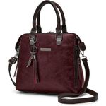 VISMIINTREND Leather Sling Satchel Wine Handbag for Women & Girls| Casual Shoulder Bags for Travel, Office, College | Side Purse for Birthday, Anniversary Gift for Wife/Mother & Rakhi Gifts for Sister