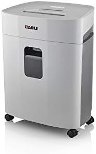Dahle PaperSAFE 380 Paper Shredder (15 Sheets, Oil-Free, Jam Protection, Cross-Cut, for Home and Office) Grey