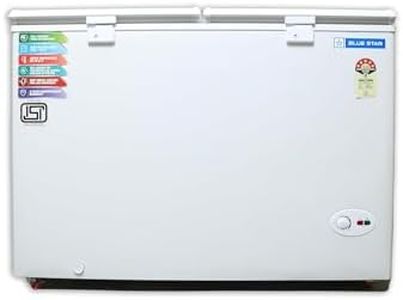 Blue Star 350 Litres 5 Star Double Door Convertible Deep Freezer 2024 Model (Stabilizer Free Operation, CF5-396NEYW, White)