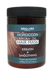 keralooks professional Moroccon Argan Hair Mask For Smoothing Plus Keratin For All Types Hair (1000Ml)