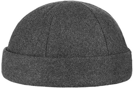 LIPODO Gorro Docker Portuario en Color Negro - Estrecho y apreciado como Accesorio para la Cabeza por los estibadores - como Gorro de Invierno y Gorro Marinero Gris Oscuro Talla única