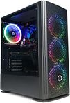 CyberPowerPC Wyvern Gaming PC - Intel Core i5-10400F, Nvidia RTX 3060 12GB, 16GB RAM, 500GB NVMe SSD, 650W 80+ PSU, Wi-Fi, Windows 11, Blaze RGB