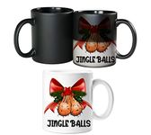 Star Online Funny Rude Heat Colour Changing Mug Magic Christmas Mug Gifts for Work Colleagues & Friends