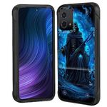 EFGWSDER for Moto G Stylus 5G 2023 Case with Kickstand,Dual Layer Hybrid Hard PC & Soft Silicone Rugged Shockproof Protective Phone Case for Motorola Moto G Stylus 5G 2023,Funny Skeleton