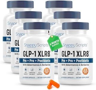 GLP-1 XLR8 Supplement Weight Loss Metabolism Support 2.6 Billion AFU Live Probiotics Postbiotics Akkermansia Berberine Green Tea Korean Ginseng Expert Led Formula for Women & Men 360 Capsules