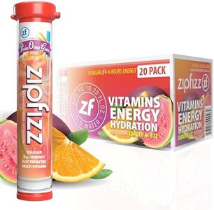 Zipfizz Energy Drink Powder, 20 Pack Electrolyte Mix with B12 - POG