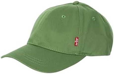 Levi's Classic Twill Red Tab Baseball Cap, Medium Green, Un Unisex
