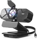 TRAUSI 1080P HD Webcam with Microph