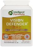 Lutein, Zeaxanthin & Meso-Zeaxanthin Eye Supplement: Vision Defender MAC – Antioxidant Carotenoids “Eye Vitamins” for Eyesight, Eye Care & Health - Vegan/Vegetarian - 90 Capsules/One-A-Day -Made in UK