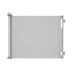 Retractable Baby Gate Perma Child Safety 36.6" Tall x 71” Wide, Mesh, for Stairs, Doorways, Dogs, Pets, Indoor, Outdoor, One-Handed Operation, Locking, Easy Install, Hardware Mount, Gray