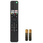 New RMF-TX520U MG3-TX520U Voice Remote Control for KD-43X KD-50X XR-50X XR-55ARB Series Sony Smart TV with YouTube Netflix Prime Video Keys, Replacement Controller with Batteries