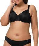 Triumph Womens Comfort Minimizer W X Bra, Black, 38D UK