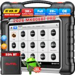 Autel MaxiCOM MK808BT Full System OBD2 Diagnostic Scanner with 23 Services Function, Injector Coding, ABS Auto Bleed, Oil Reset, EPB, BMS, SAS, DPF, Advanced Version of MK808,MX808, 2020 Newest
