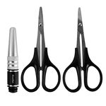 0-14mm Body Reamer Hole Puncher Straight Scissors and Curved Scissors Set Universal Tool for RC Car Body Shell Hobby Repair Tools