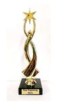 8.25" Reach for The Stars Gold Trophy/Award Free Engraving upto 30 Letters FG352Q